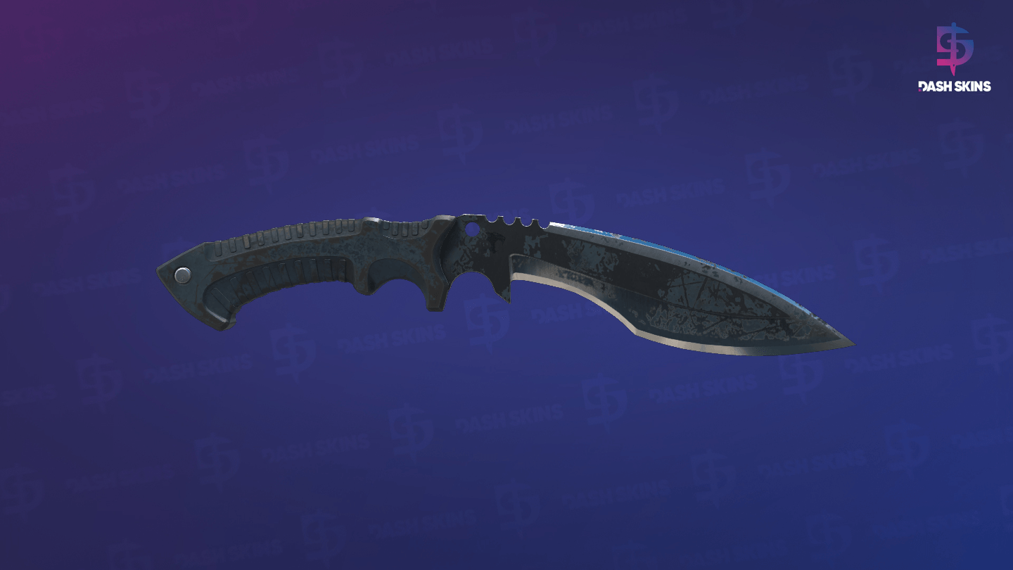 ★ Kukri Knife | Night Stripe (Battle-Scarred) Screenshot Playside