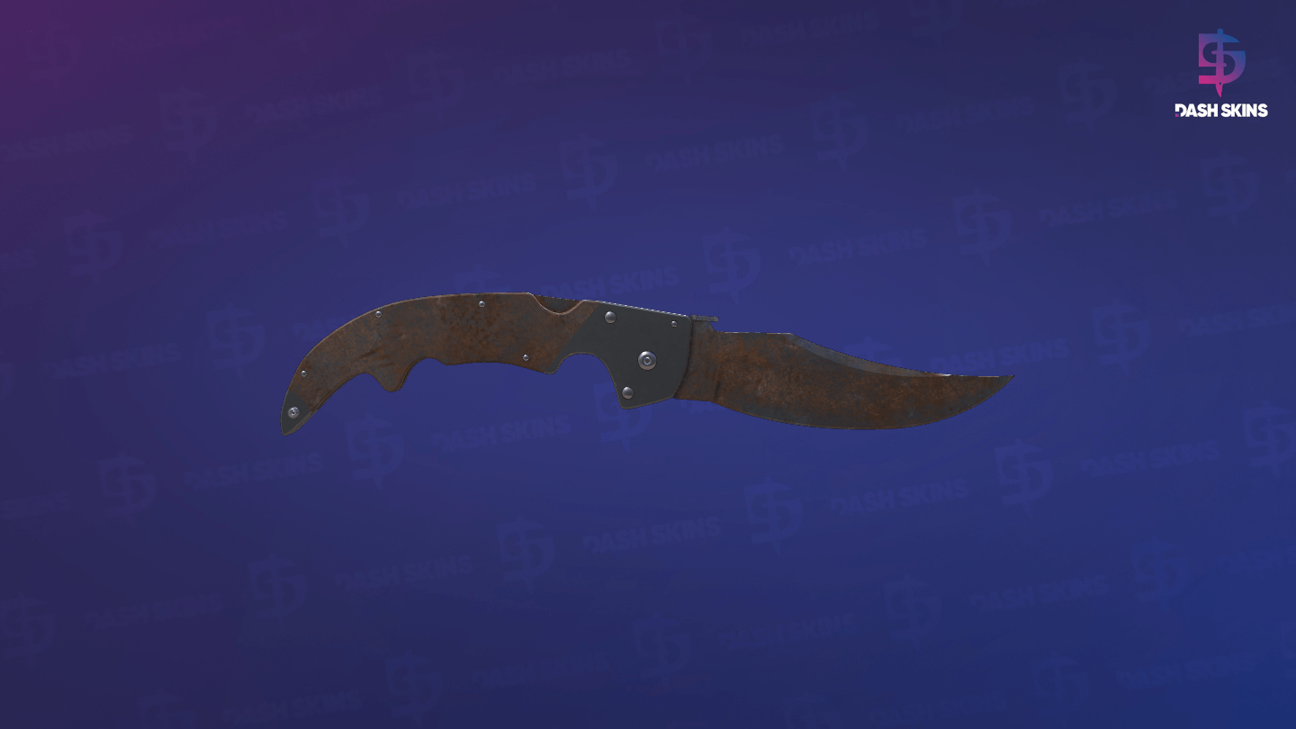★ Falchion Knife | Rust Coat (Battle-Scarred) Screenshot Playside