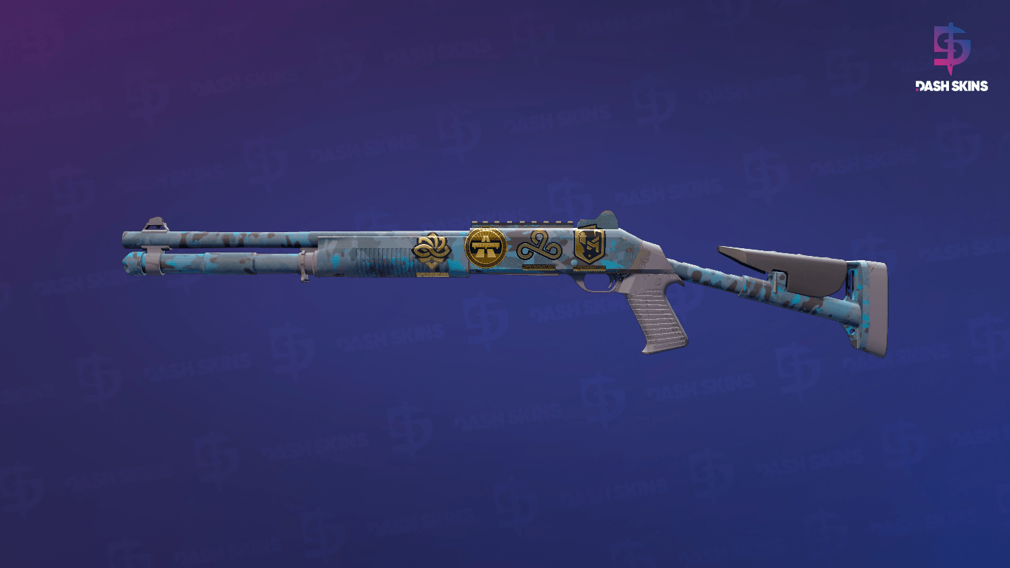 Souvenir XM1014 | VariCamo Blue (Factory New) Screenshot Playside