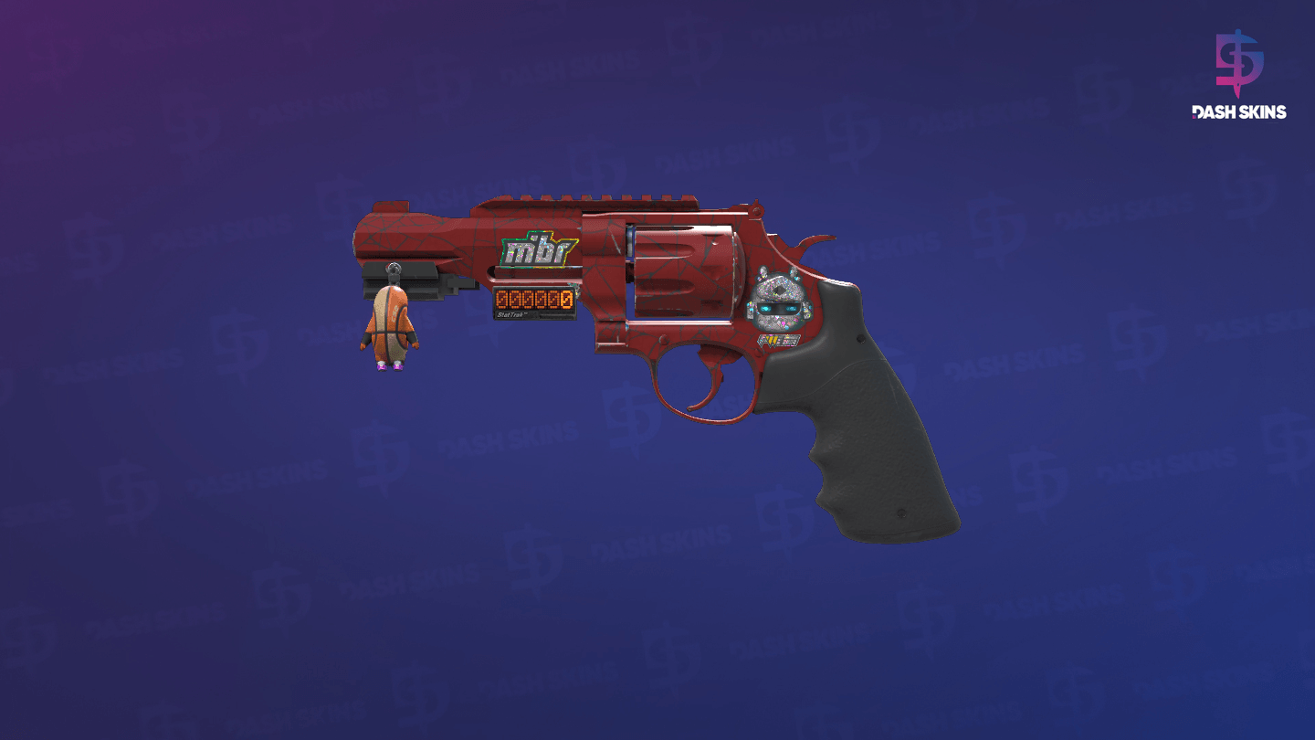 StatTrak™ R8 Revolver | Crimson Web (Minimal Wear) Screenshot Playside