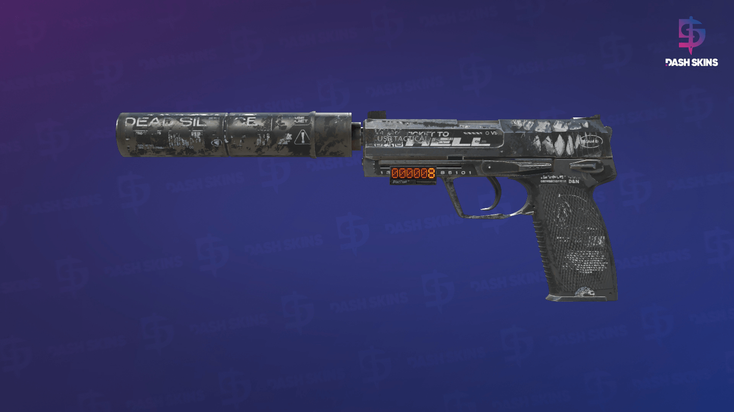 StatTrak™ USP-S | Ticket to Hell (Battle-Scarred) Screenshot Playside