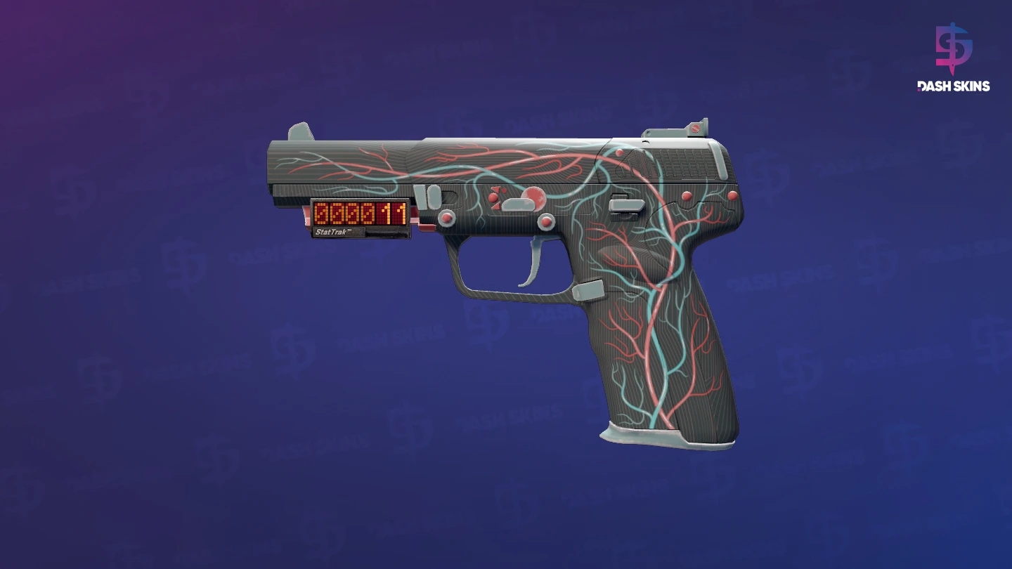 StatTrak™ Five-SeveN | Capillary (Minimal Wear) Screenshot Playside