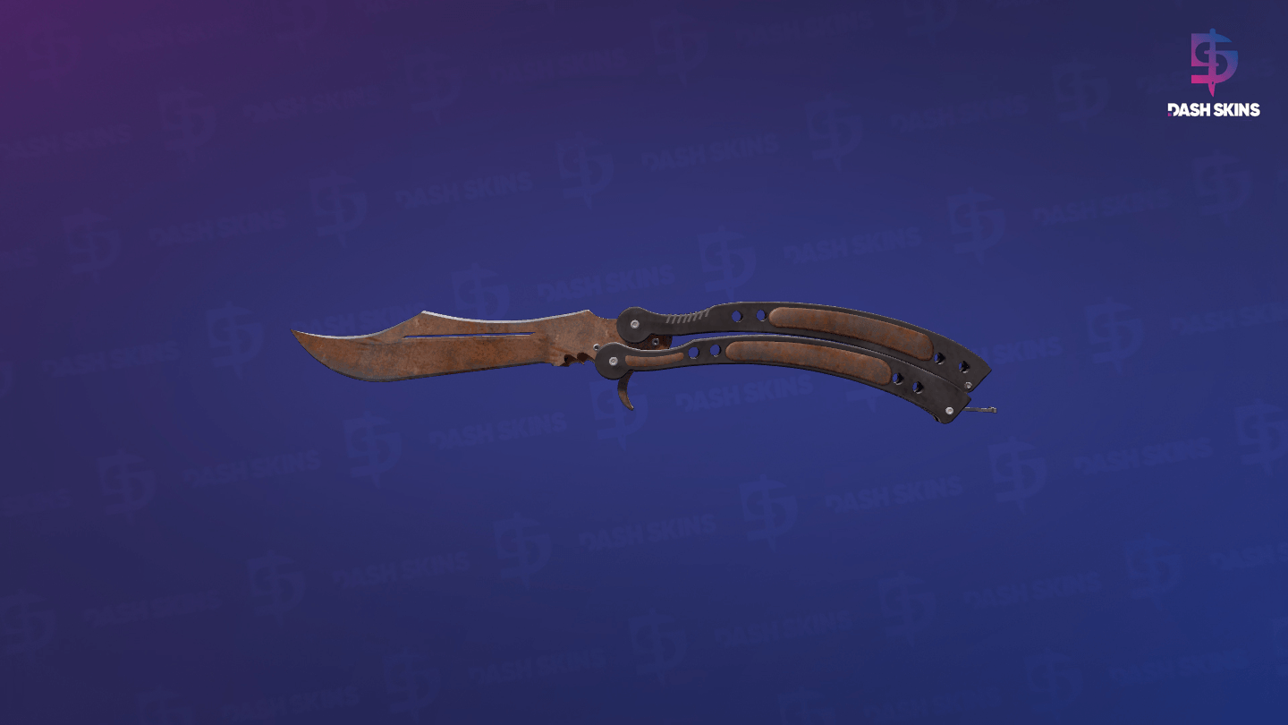 ★ Butterfly Knife | Rust Coat (Battle-Scarred) Screenshot Playside