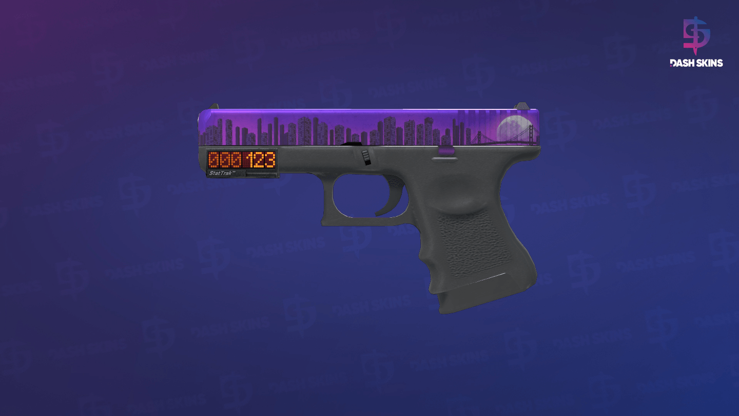 StatTrak™ Glock-18 | Moonrise (Factory New) Screenshot Playside