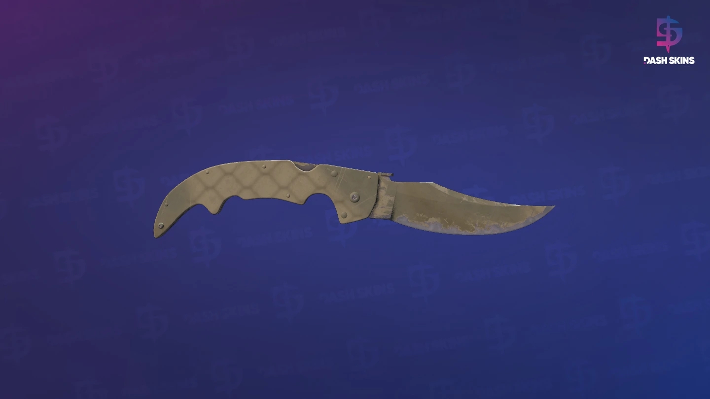 ★ Falchion Knife | Safari Mesh (Field-Tested) Screenshot Playside