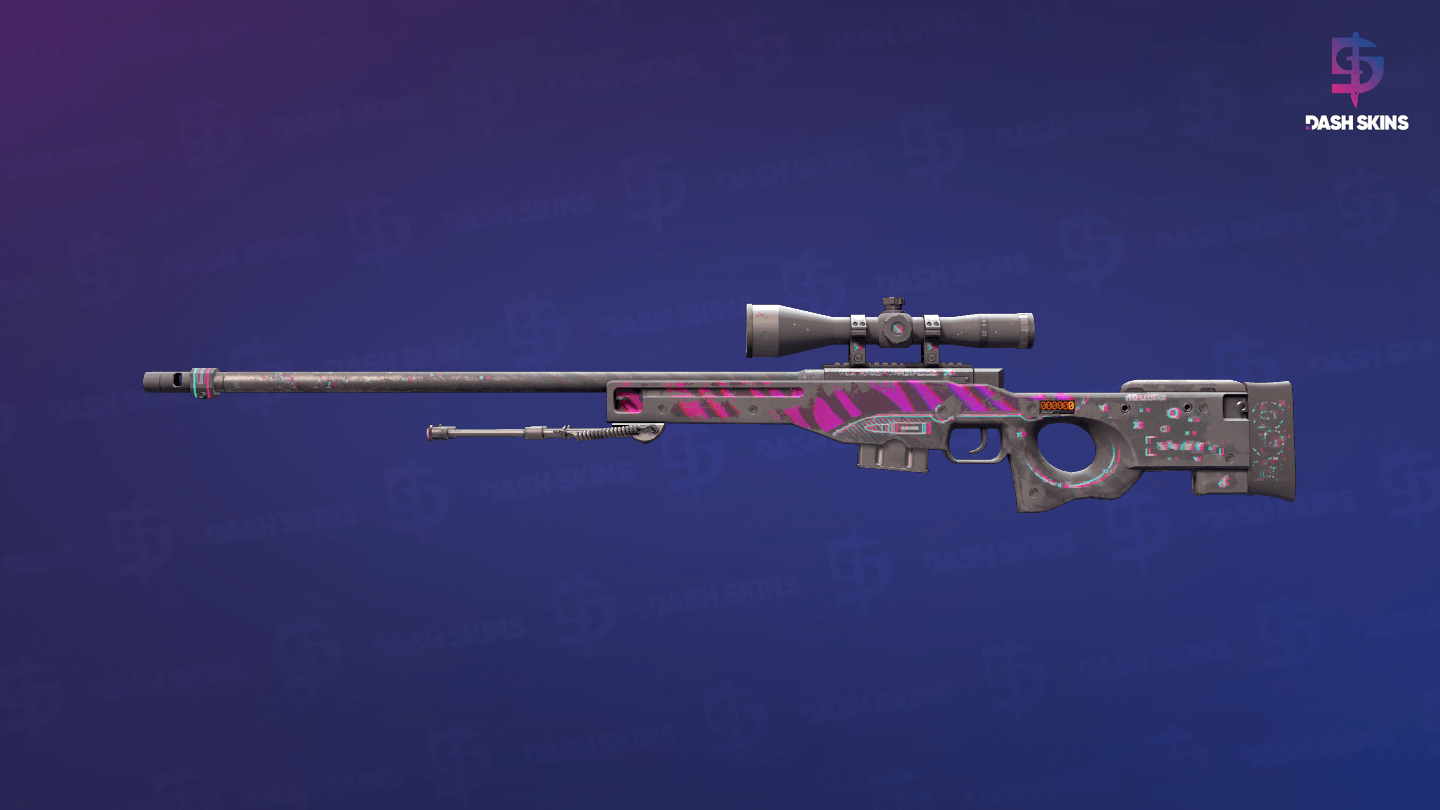 StatTrak™ AWP | Chromatic Aberration (Battle-Scarred) Screenshot Playside