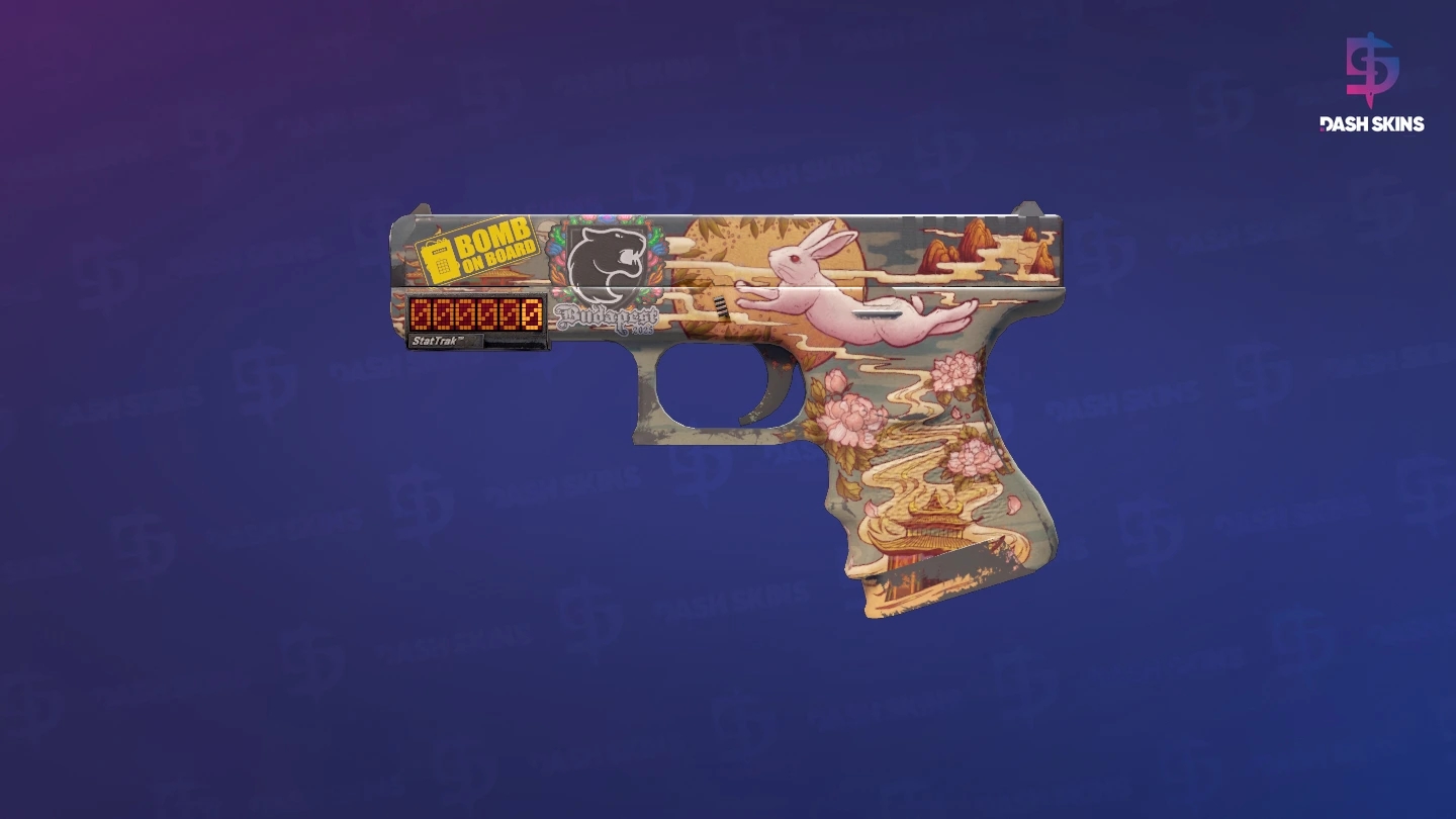 StatTrak™ Glock-18 | Umbral Rabbit (Field-Tested) Screenshot Playside