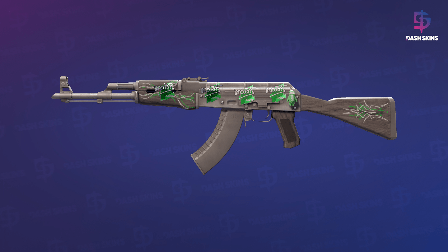 AK-47 | Emerald Pinstripe (Field-Tested) Screenshot Playside