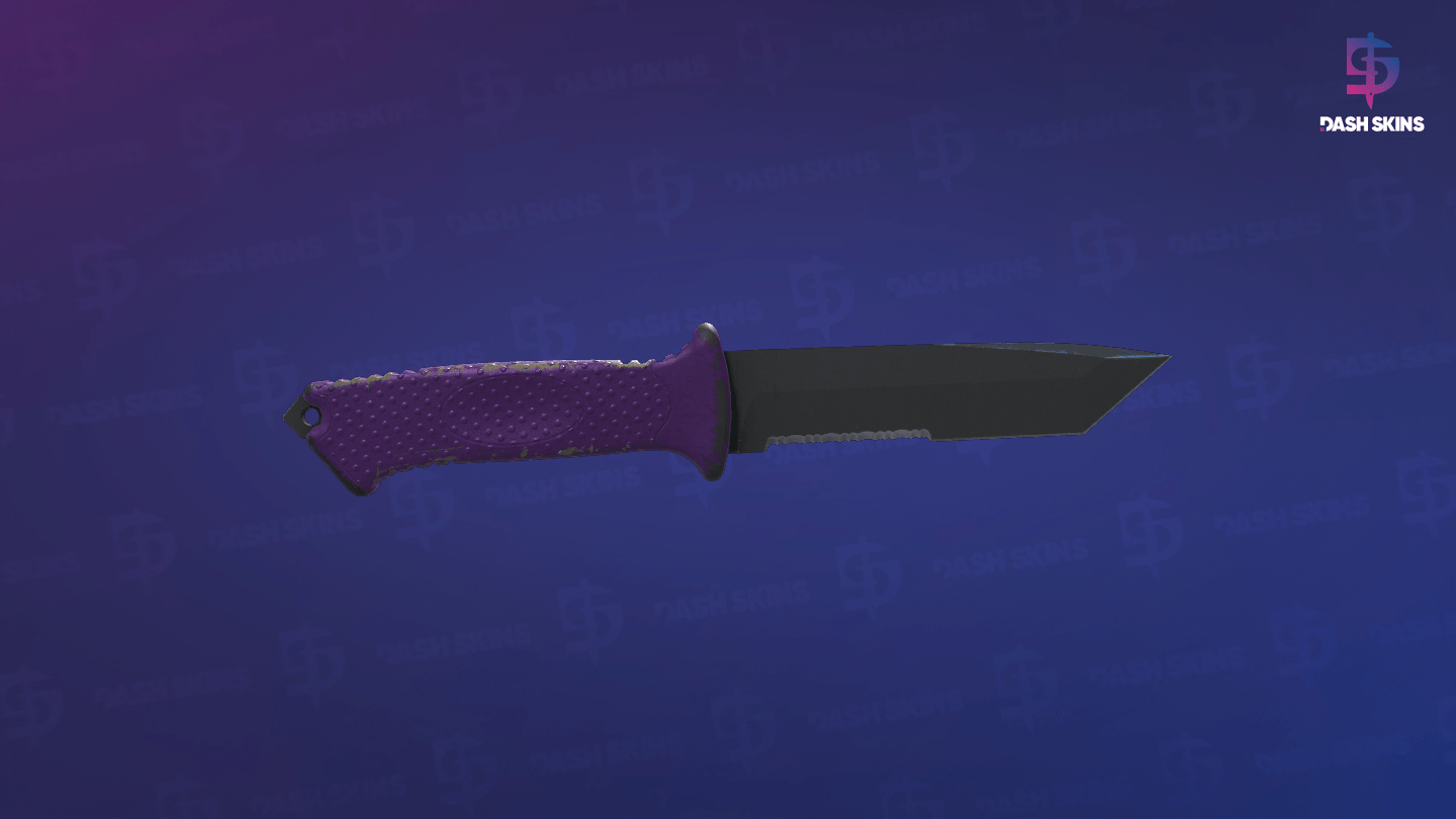 ★ Ursus Knife | Ultraviolet (Battle-Scarred) Screenshot Playside