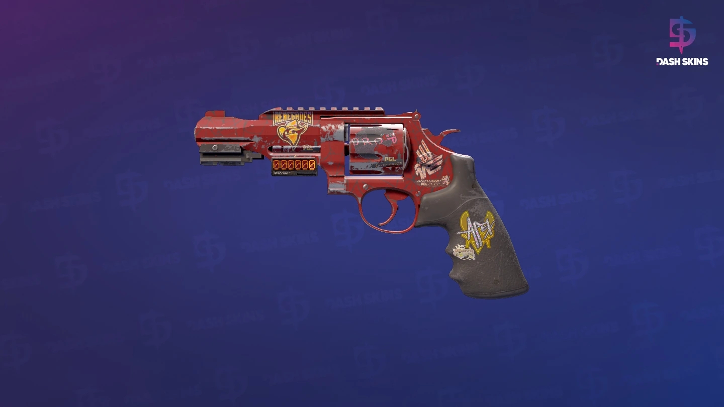 StatTrak™ R8 Revolver | Crimson Web (Field-Tested) Screenshot Playside