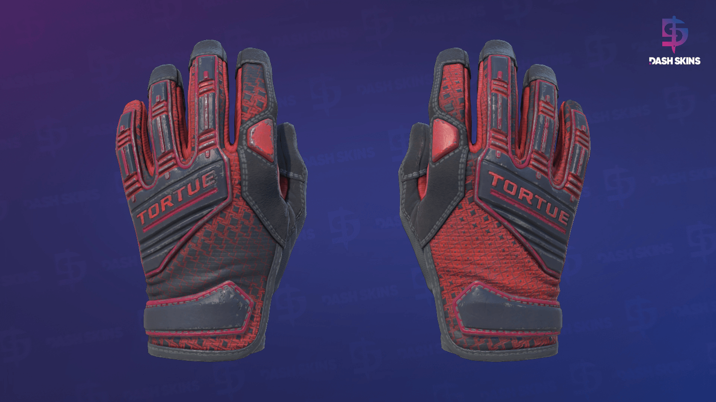 ★ Specialist Gloves | Crimson Kimono (Well-Worn) Screenshot Playside