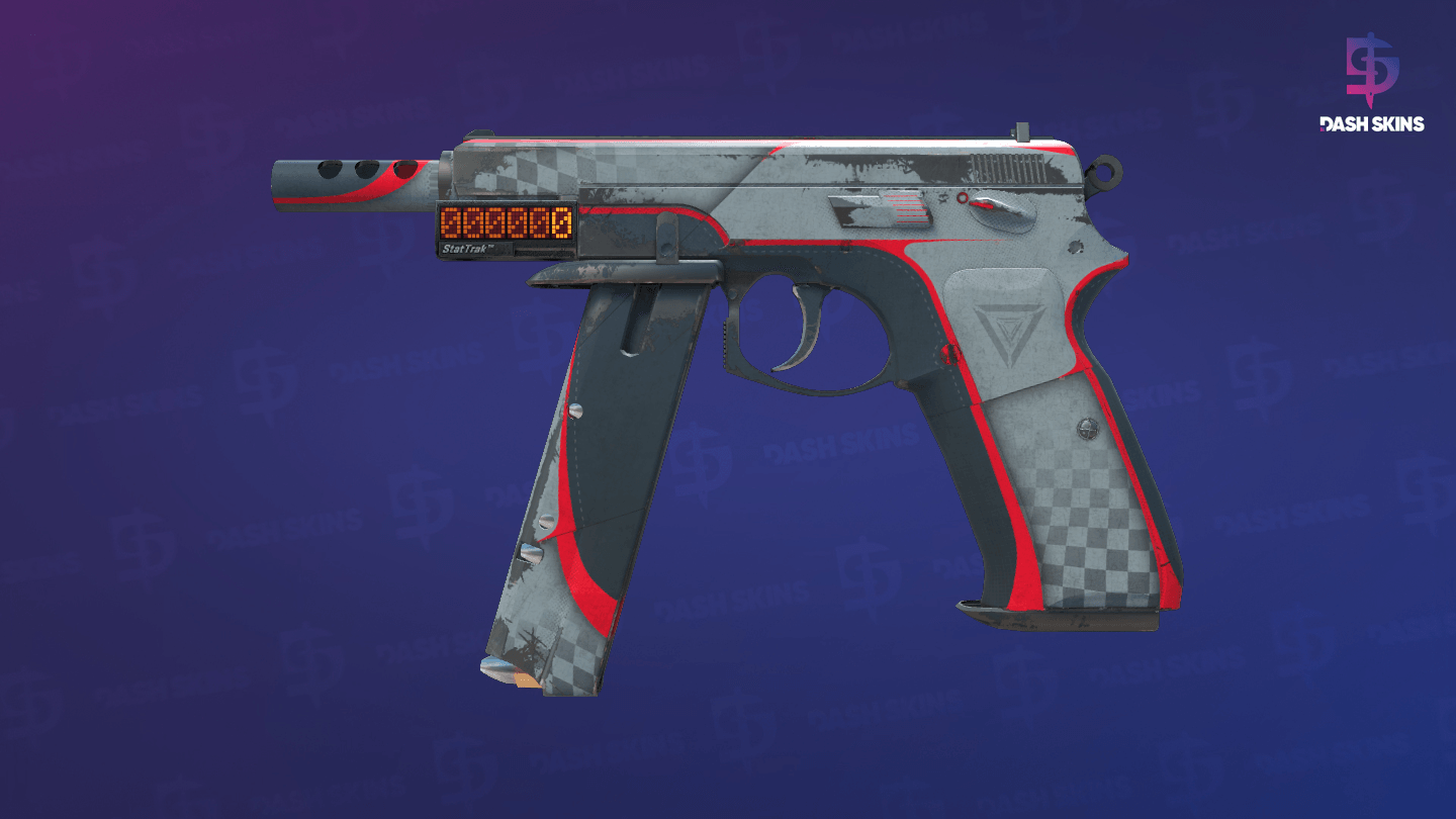 StatTrak™ CZ75-Auto | Pole Position (Well-Worn) Screenshot Playside