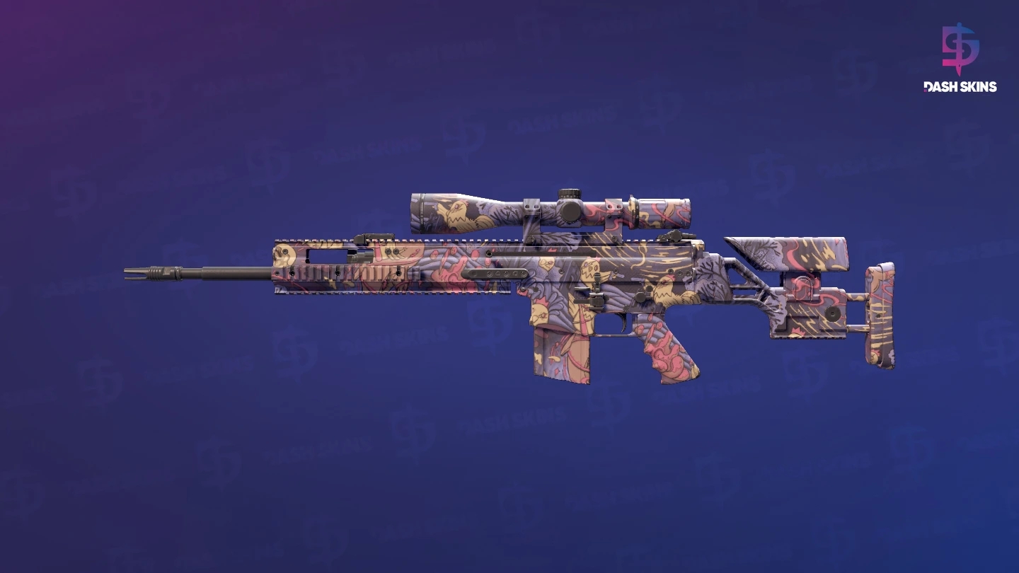 SCAR-20 | Poultrygeist (Factory New) Screenshot Playside