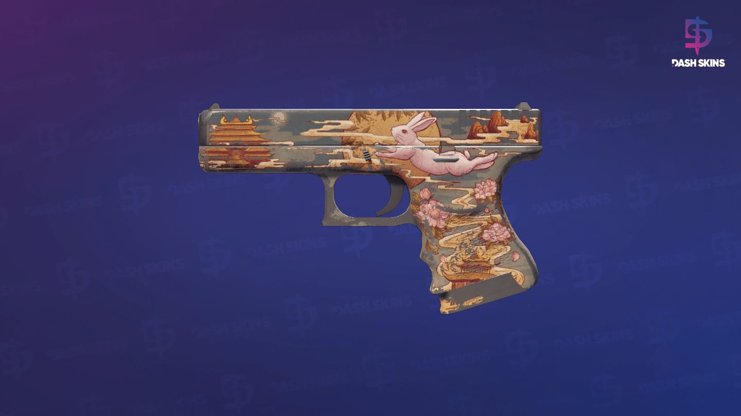 Glock-18 | Umbral Rabbit (Battle-Scarred) Screenshot Playside