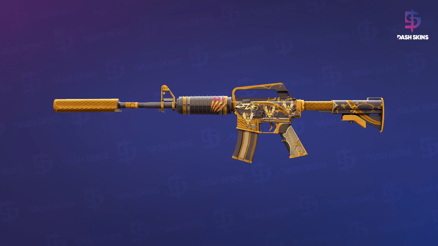 M4A1-S | Golden Coil (Field-Tested) Screenshot Playside