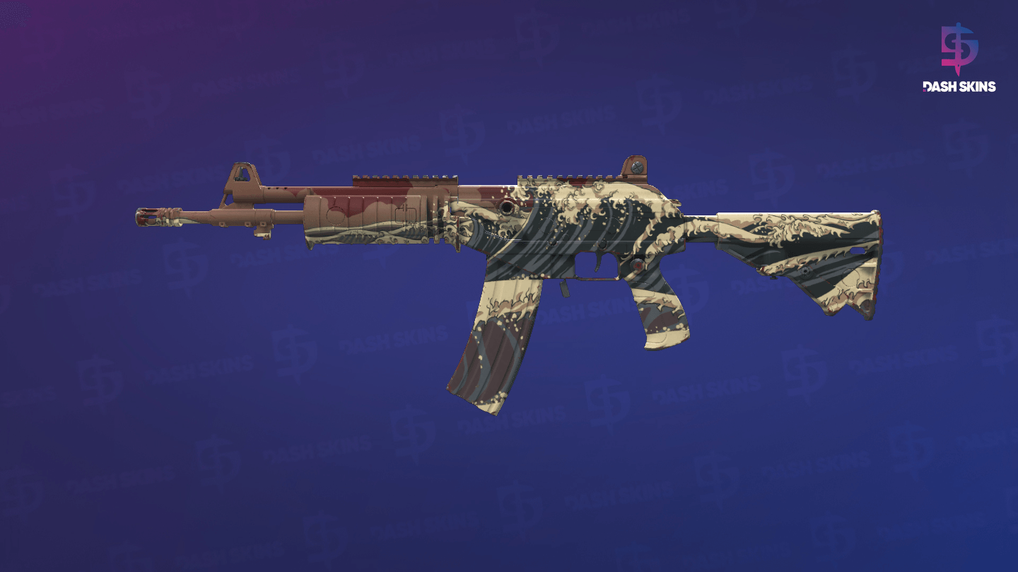 Galil AR | Crimson Tsunami (Factory New) Screenshot Playside