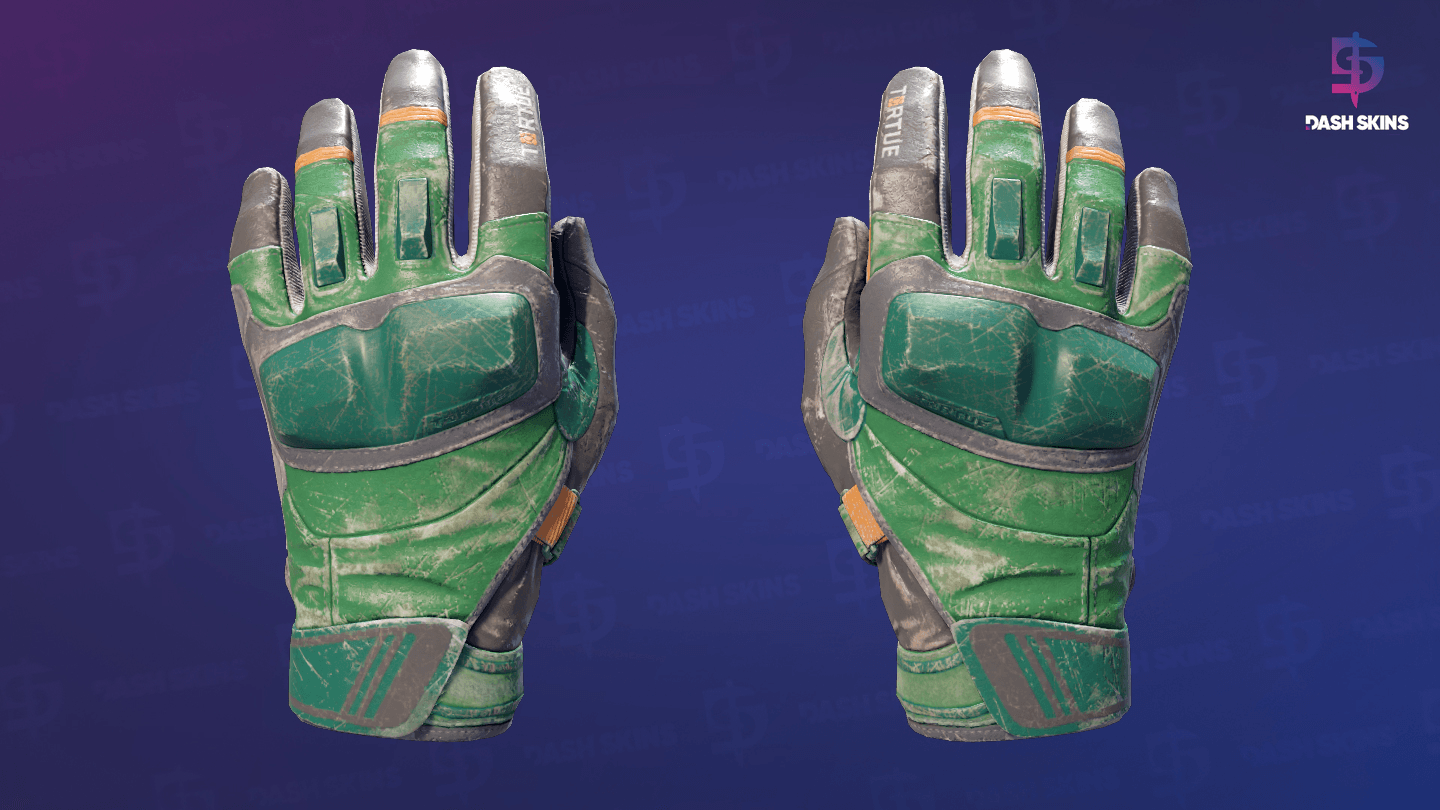 ★ Moto Gloves | Turtle (Battle-Scarred) Screenshot Playside