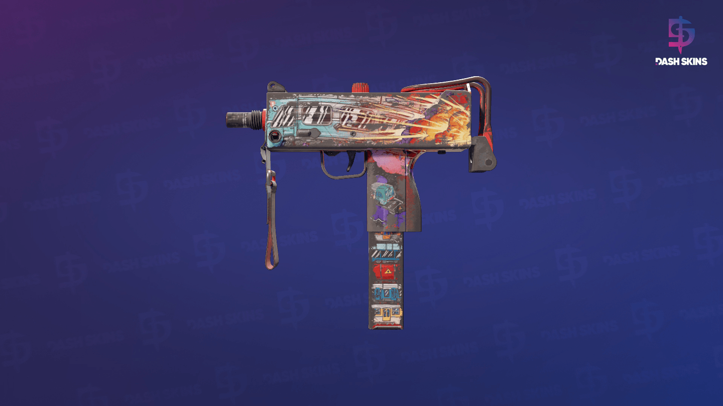 MAC-10 | Derailment (Battle-Scarred) Screenshot Playside