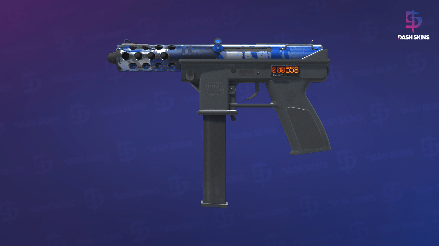 StatTrak™ Tec-9 | Ice Cap (Field-Tested) Screenshot Playside