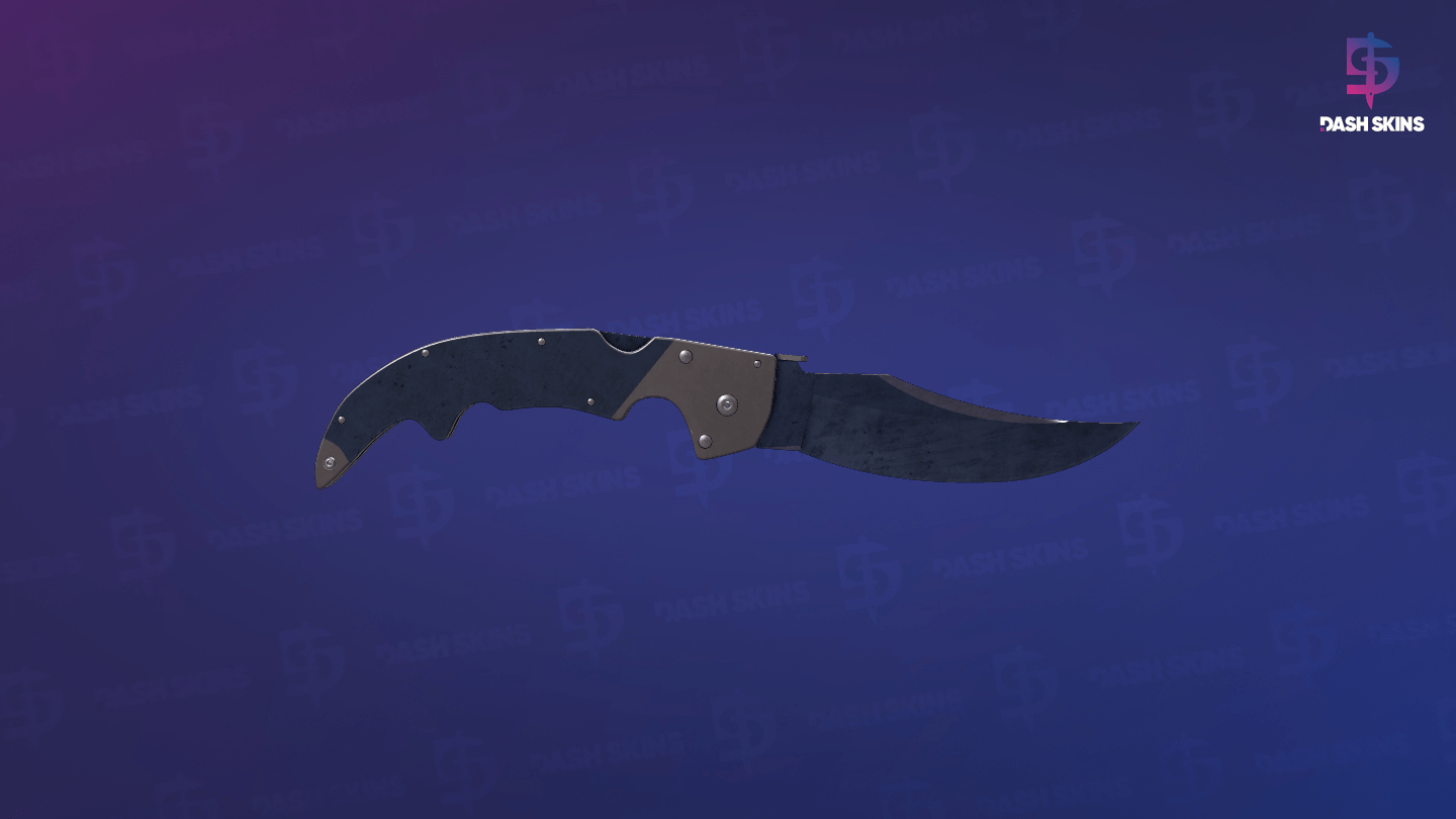 ★ Falchion Knife | Blue Steel (Minimal Wear) Screenshot Playside