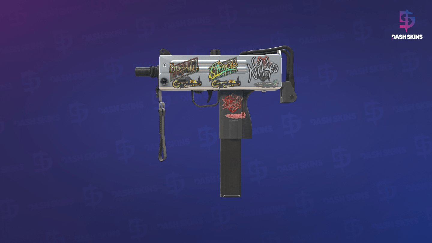 MAC-10 | Silver (Factory New) Screenshot Playside
