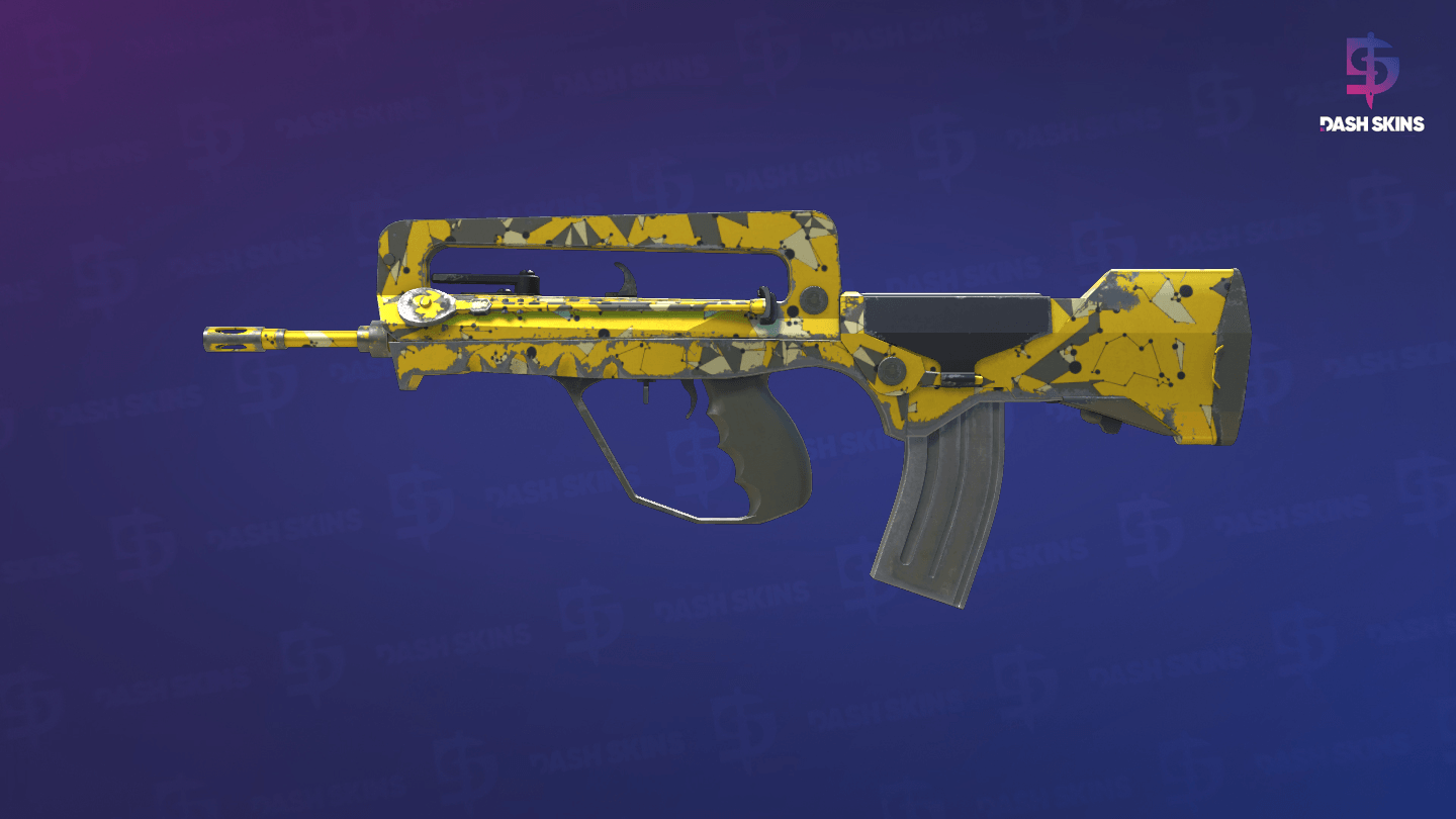 FAMAS | Neural Net (Field-Tested) Screenshot Playside