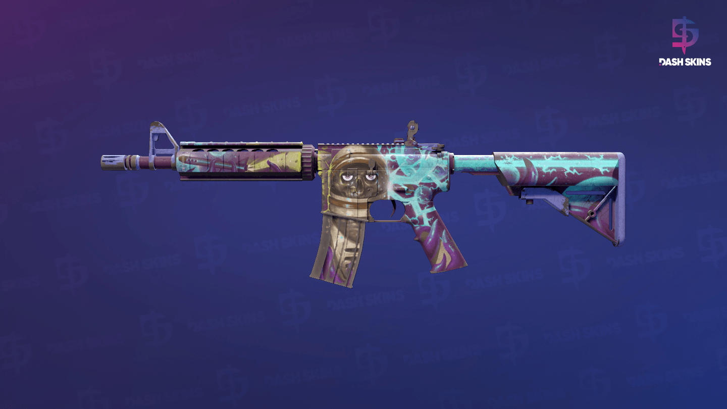 M4A4 | Desolate Space (Battle-Scarred) Screenshot Playside