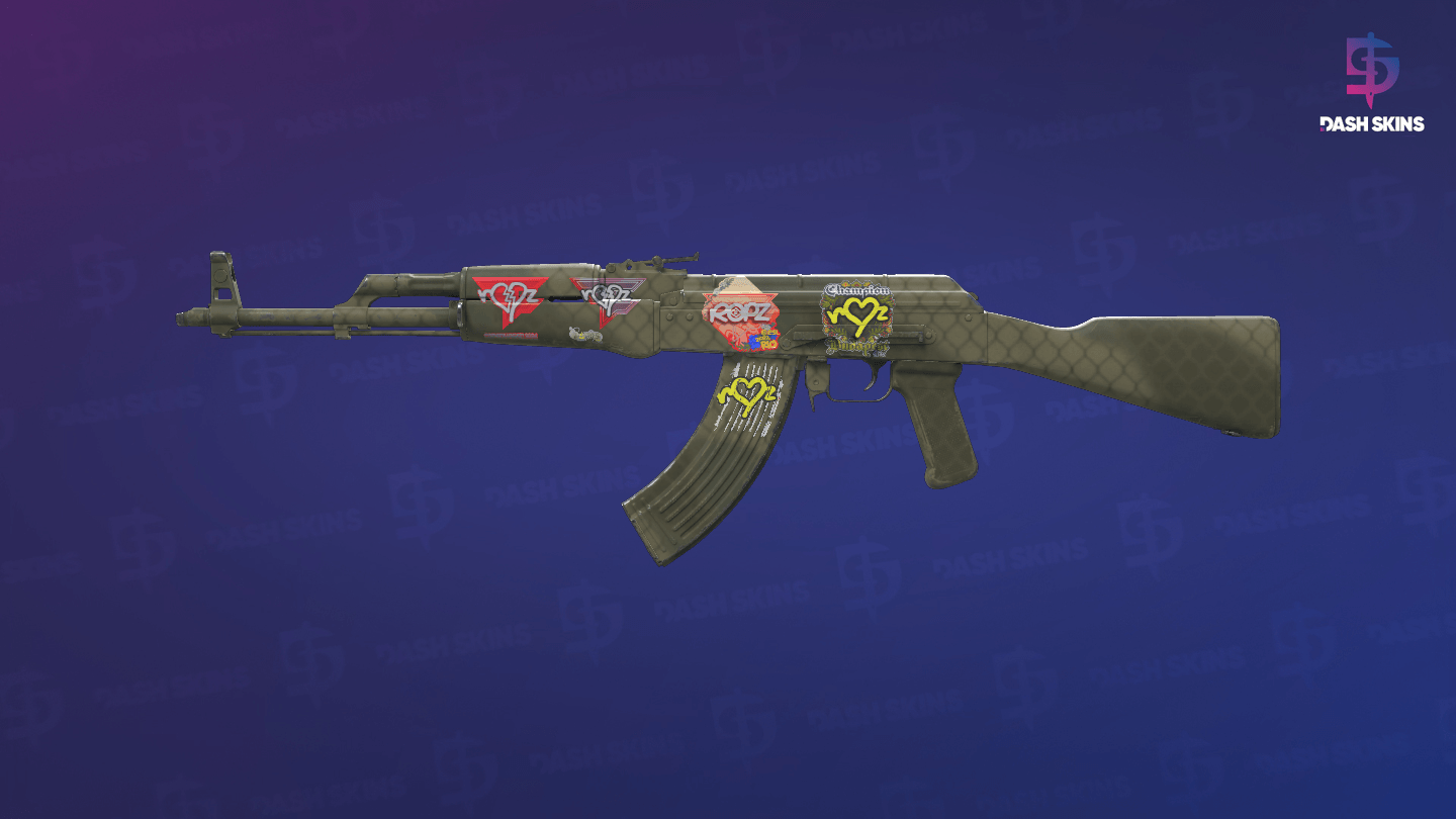 AK-47 | Safari Mesh (Minimal Wear) Screenshot Playside