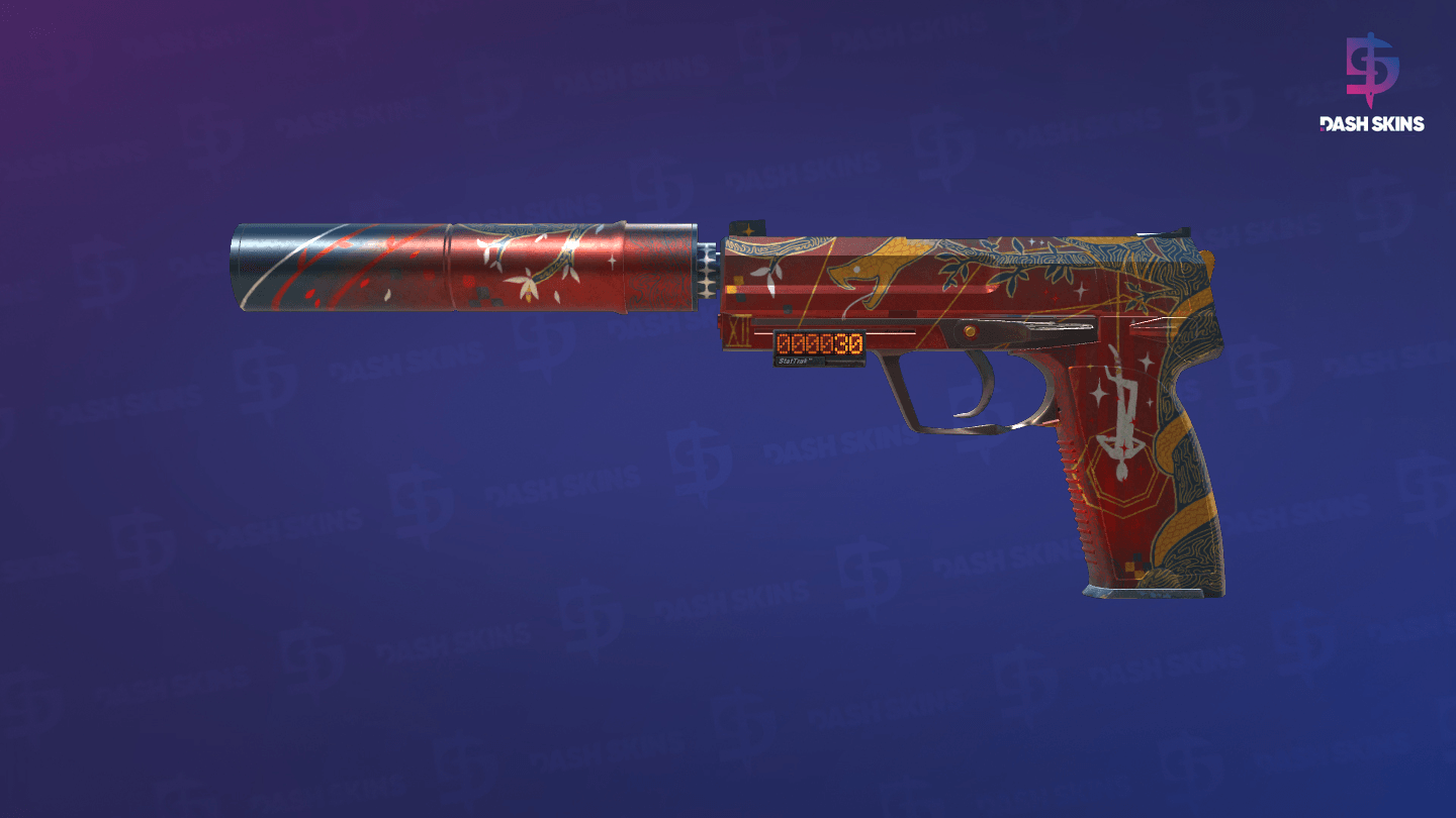 StatTrak™ USP-S | The Traitor (Well-Worn) Screenshot Playside