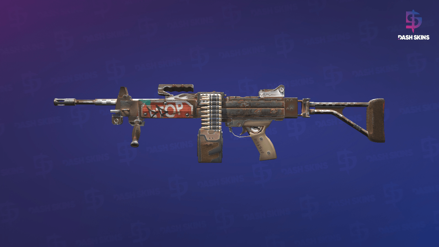 Negev | Drop Me (Factory New) Screenshot Playside
