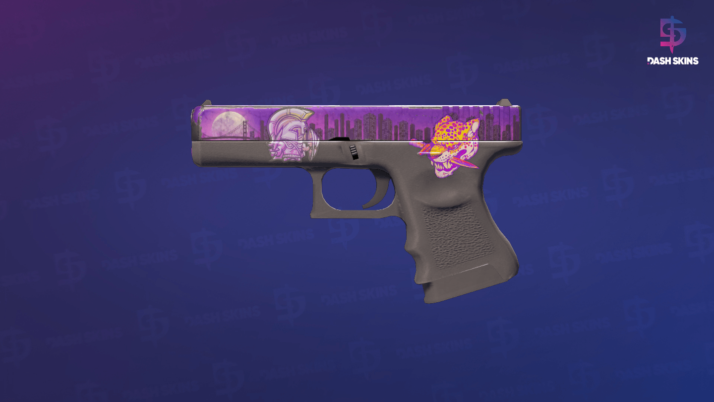 Glock-18 | Moonrise (Battle-Scarred) Screenshot Playside