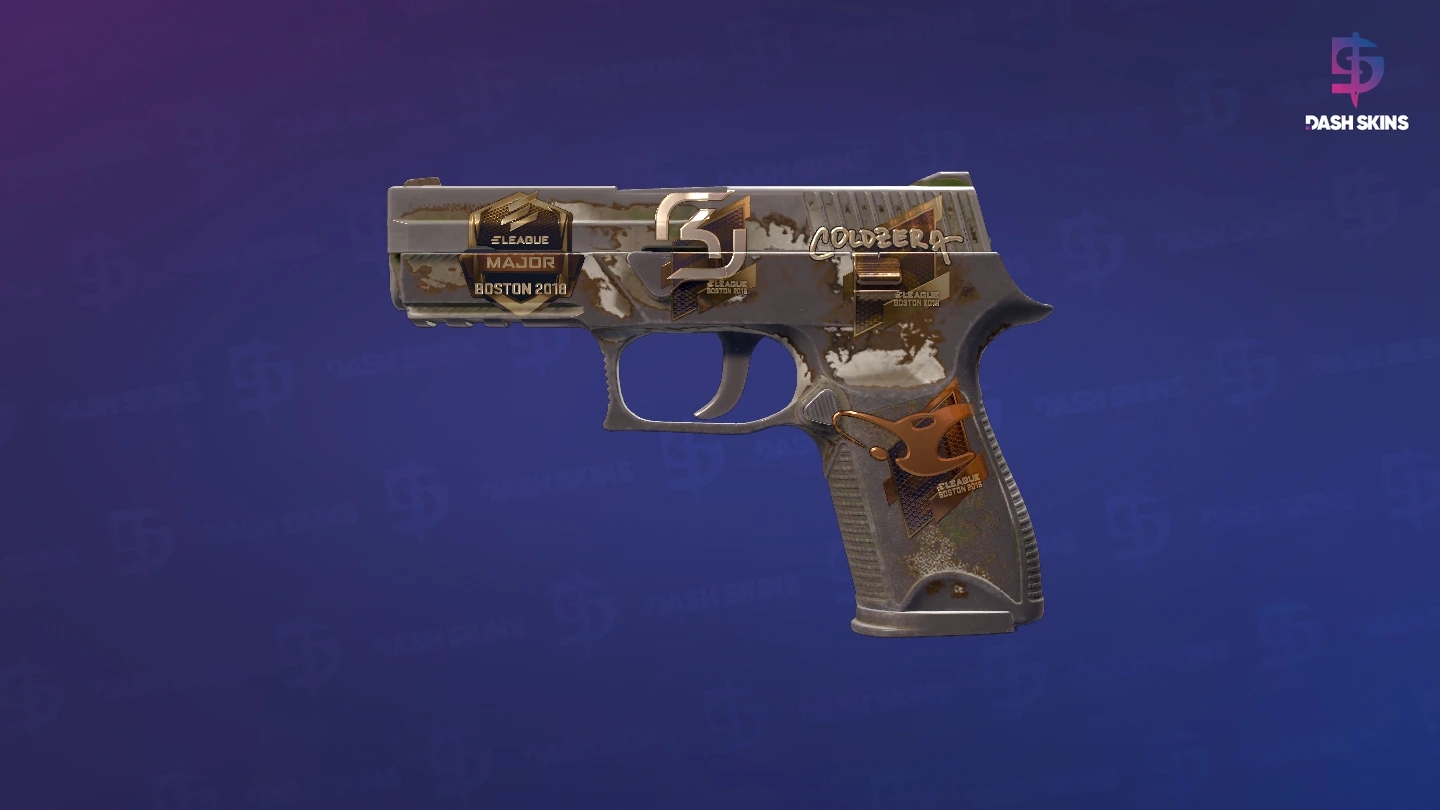 Souvenir P250 | Bone Mask (Battle-Scarred) Screenshot Playside