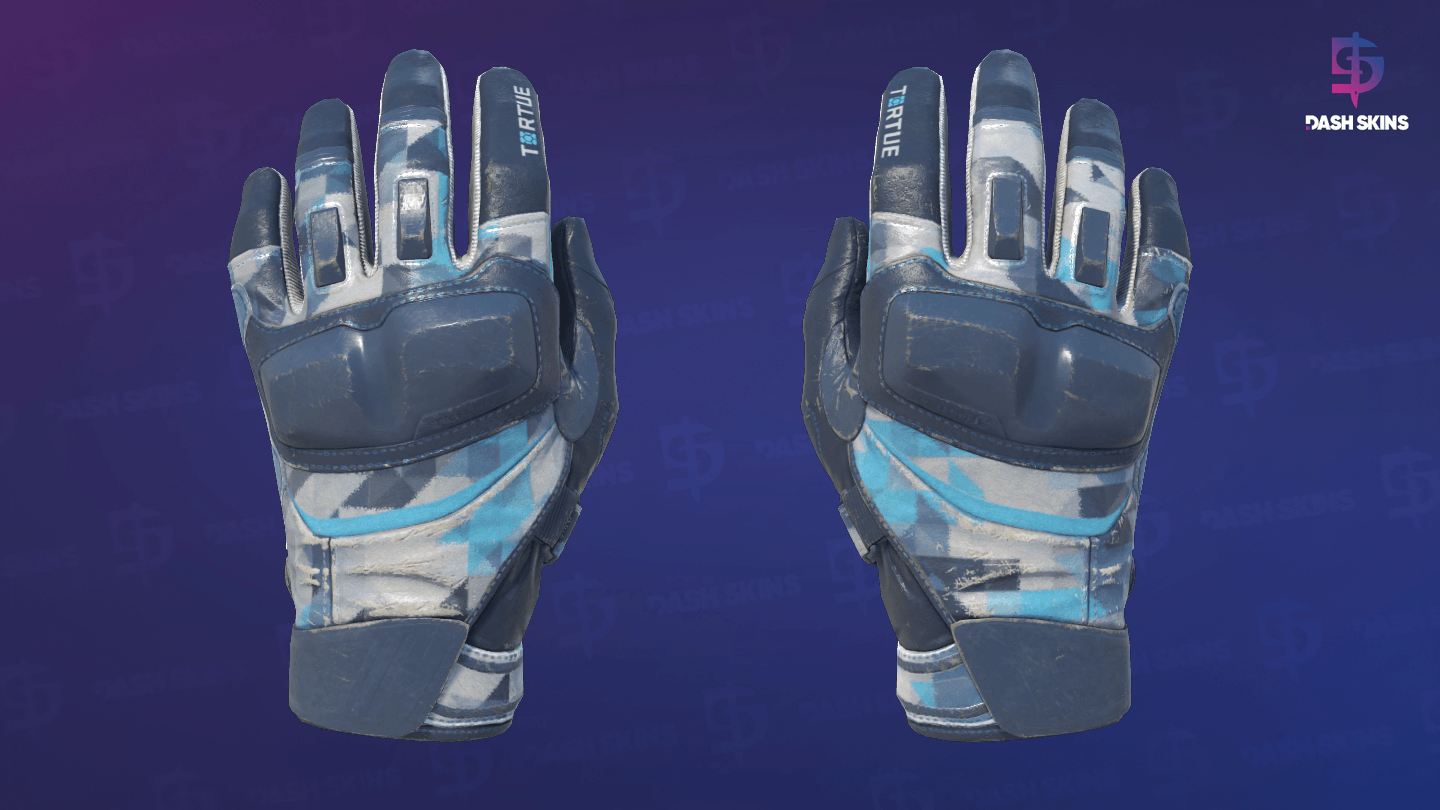 ★ Moto Gloves | Cool Mint (Well-Worn) Screenshot Playside
