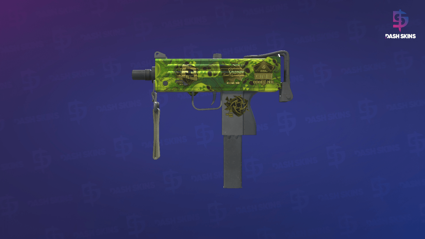 Souvenir MAC-10 | Nuclear Garden (Minimal Wear) Screenshot Playside