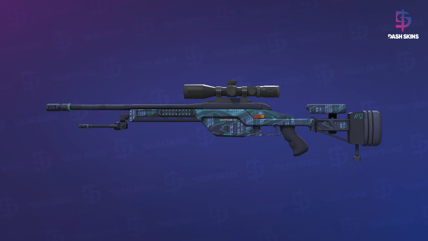 StatTrak™ SSG 08 | Mainframe 001 (Minimal Wear) Screenshot Playside