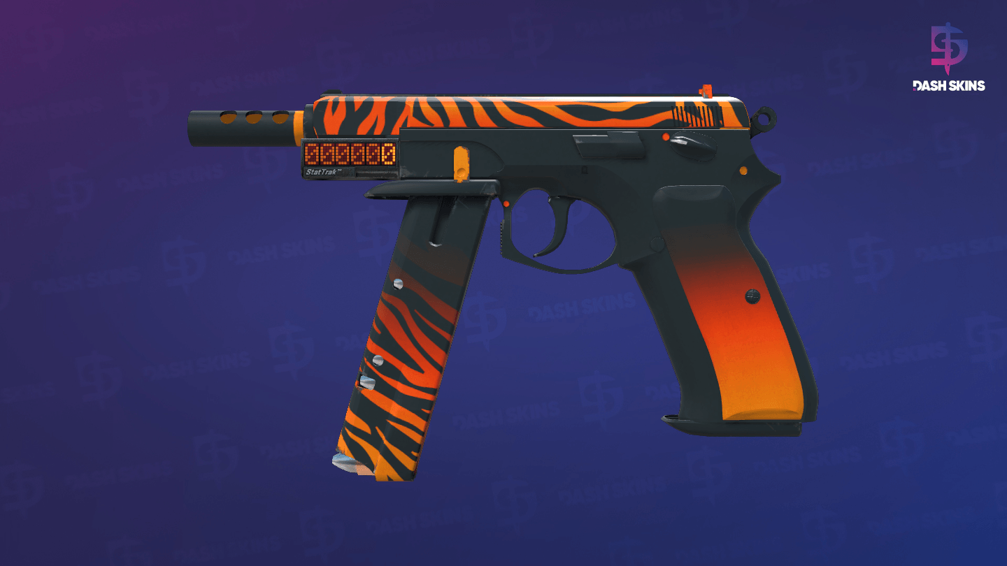 StatTrak™ CZ75-Auto | Tigris (Minimal Wear) Screenshot Playside