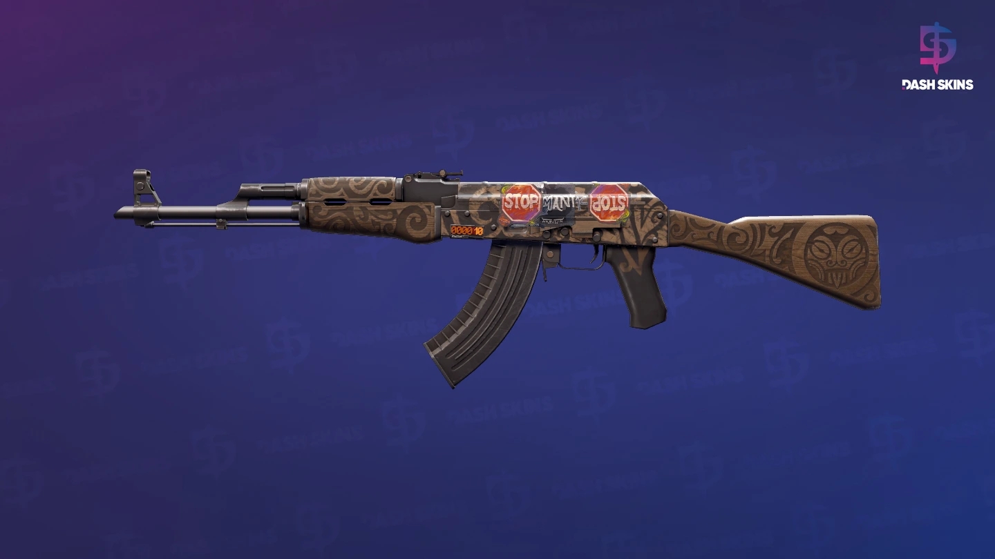 StatTrak™ AK-47 | Uncharted (Factory New) Screenshot Playside