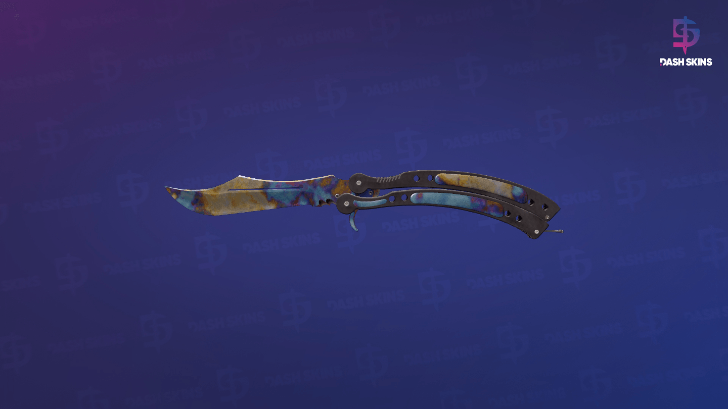 ★ Butterfly Knife | Case Hardened (Well-Worn) Screenshot Playside