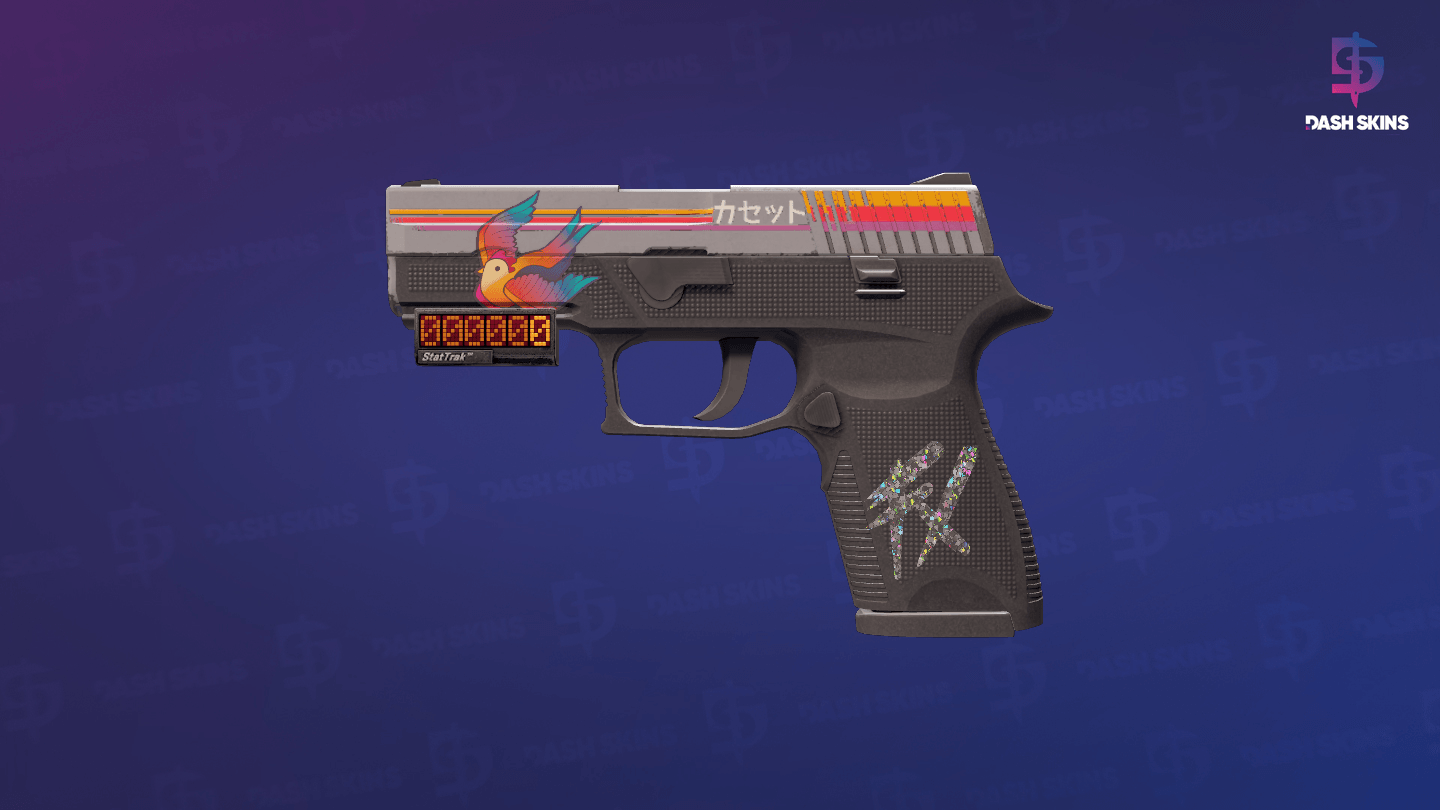 StatTrak™ P250 | Cassette (Minimal Wear) Screenshot Playside