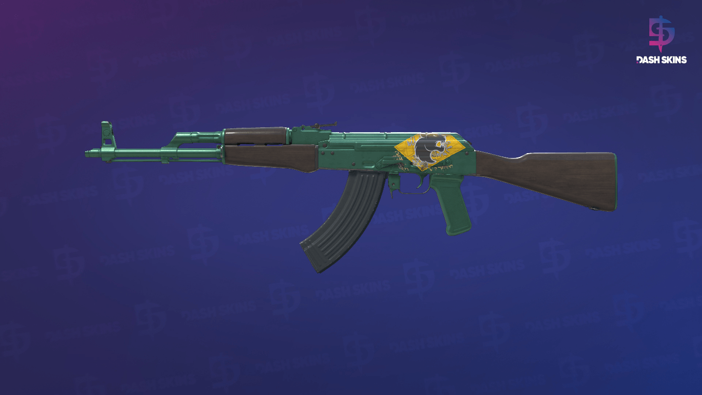 AK-47 | Wintergreen (Field-Tested) Screenshot Playside
