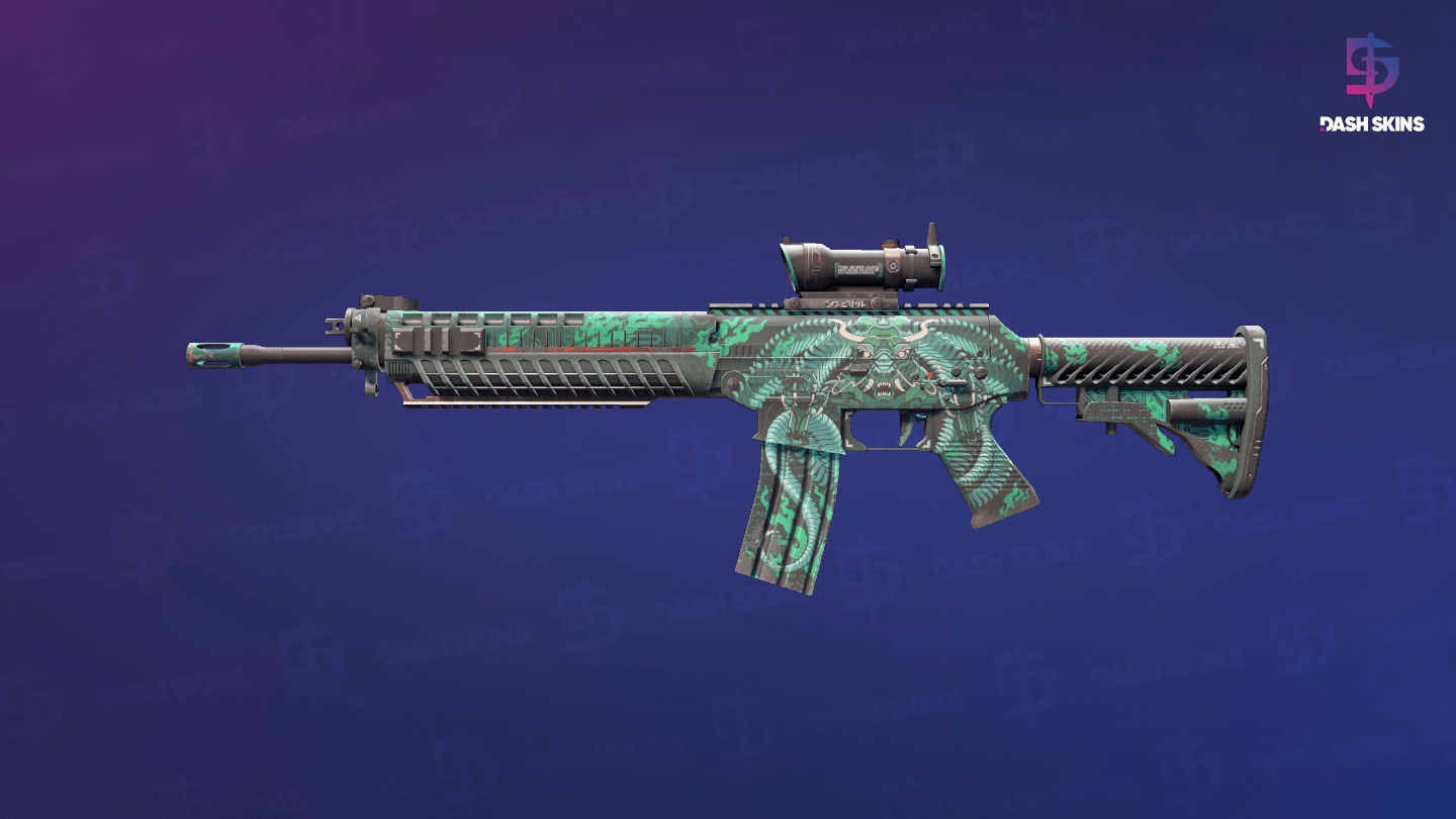 SG 553 | Dragon Tech (Field-Tested) Screenshot Playside