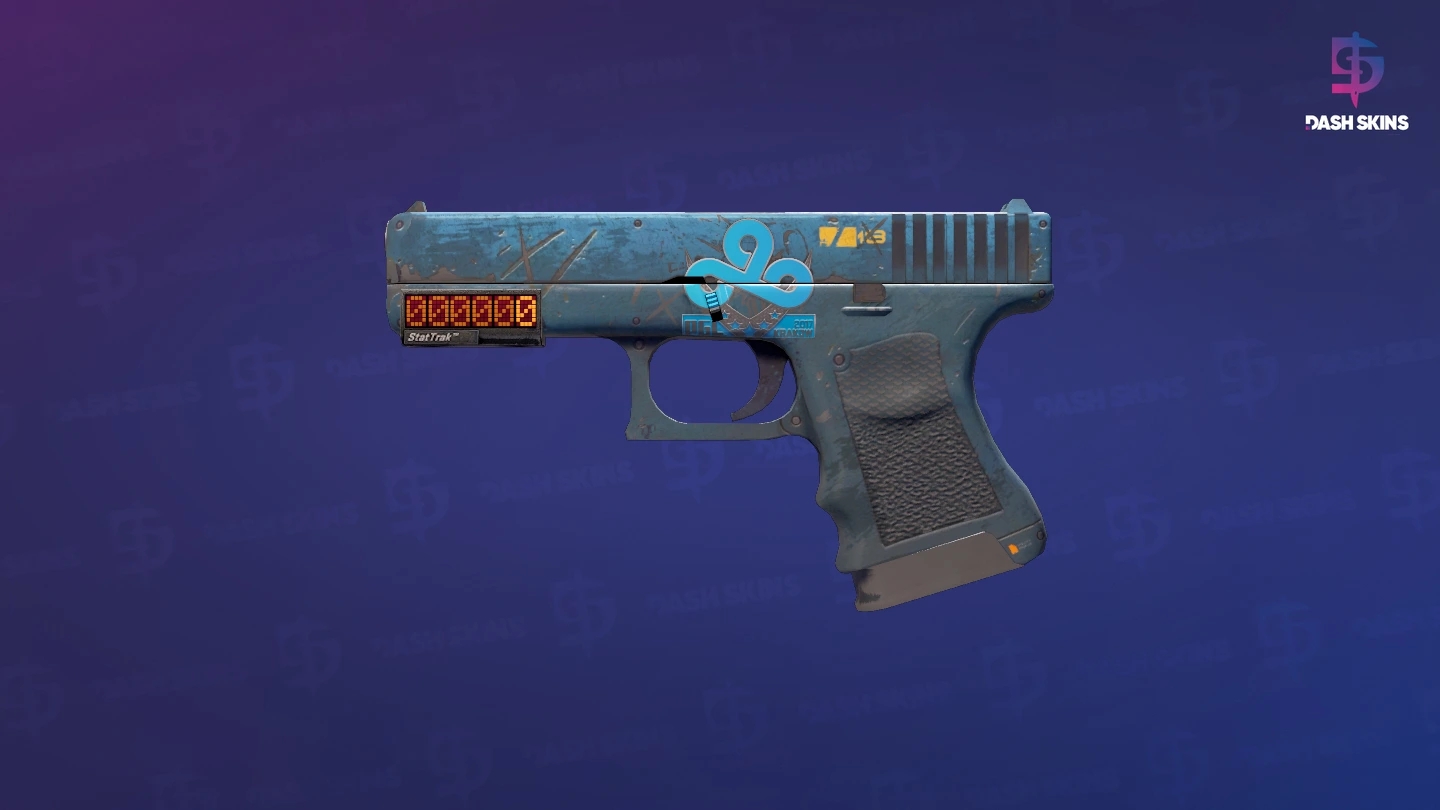 StatTrak™ Glock-18 | Off World (Battle-Scarred) Screenshot Playside