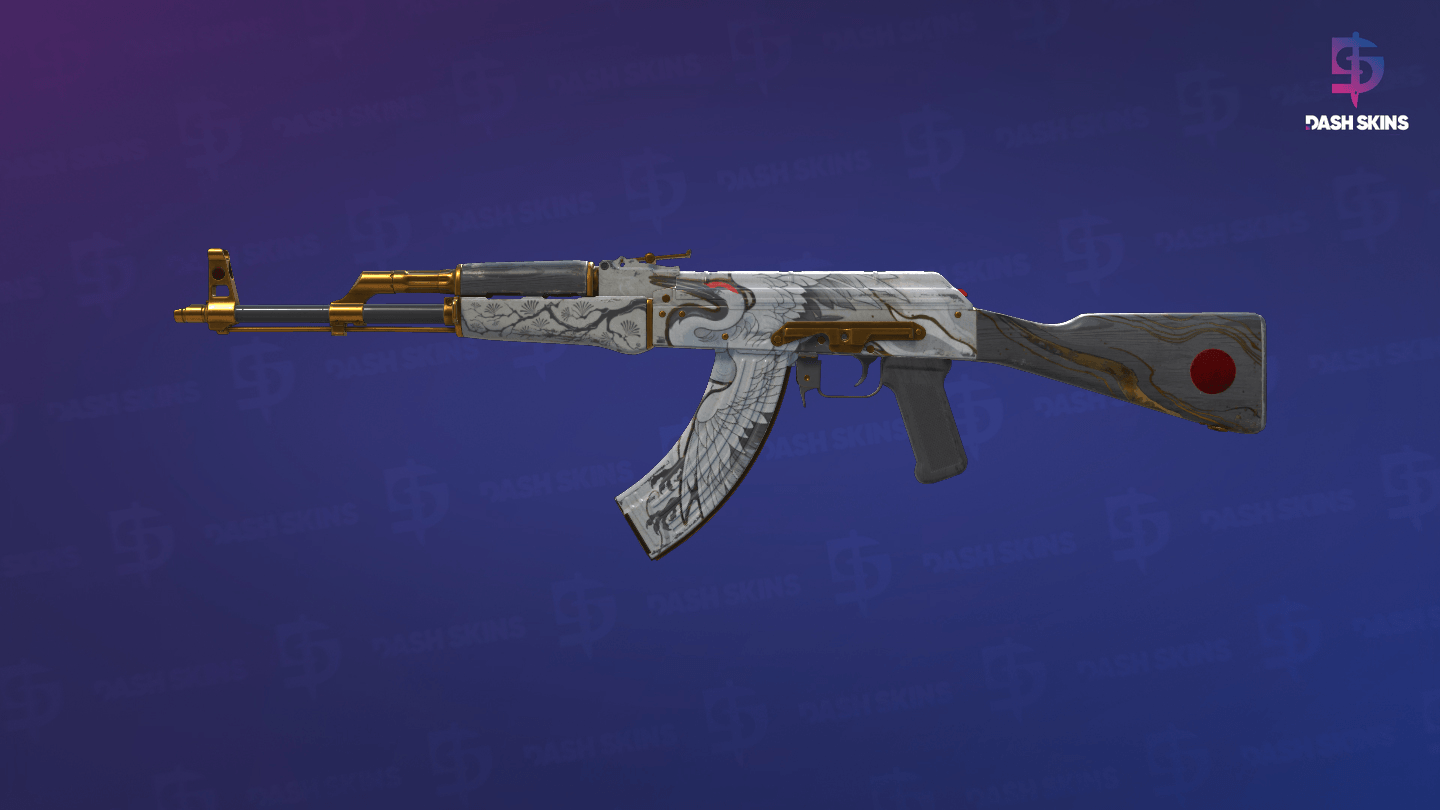 AK-47 | Crane Flight (Well-Worn) Screenshot Playside