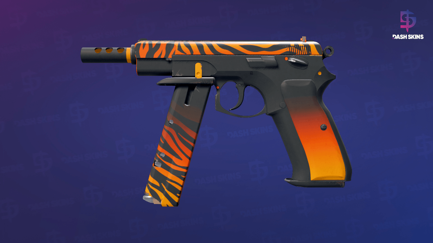 CZ75-Auto | Tigris (Minimal Wear) Screenshot Playside