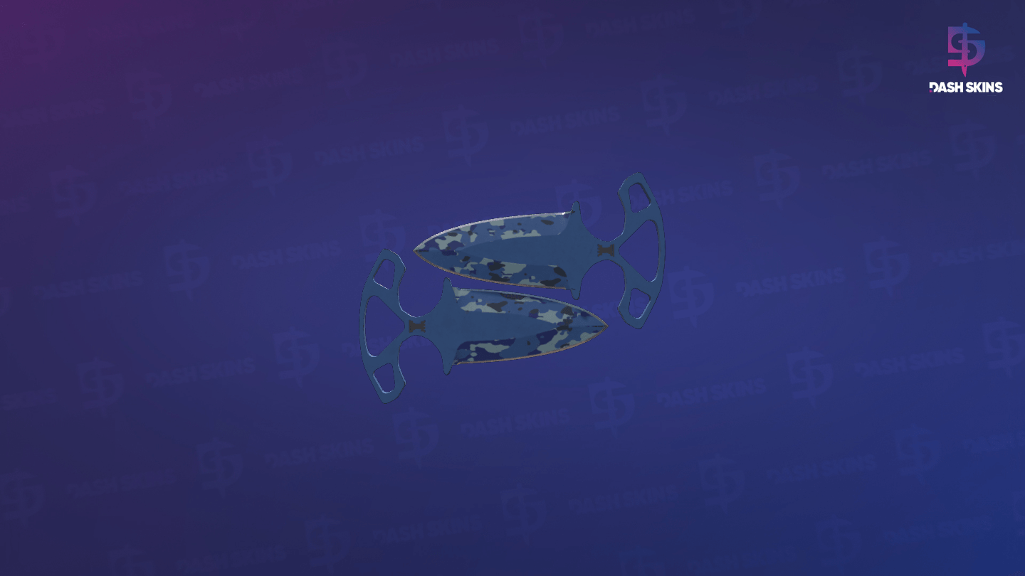 ★ Shadow Daggers | Bright Water (Field-Tested) Screenshot Playside