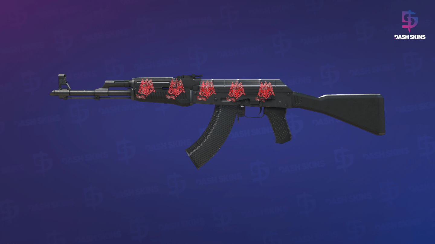 AK-47 | Slate (Well-Worn) Screenshot Playside