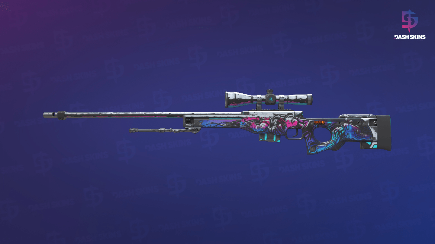 StatTrak™ AWP | Neo-Noir (Battle-Scarred) Screenshot Playside