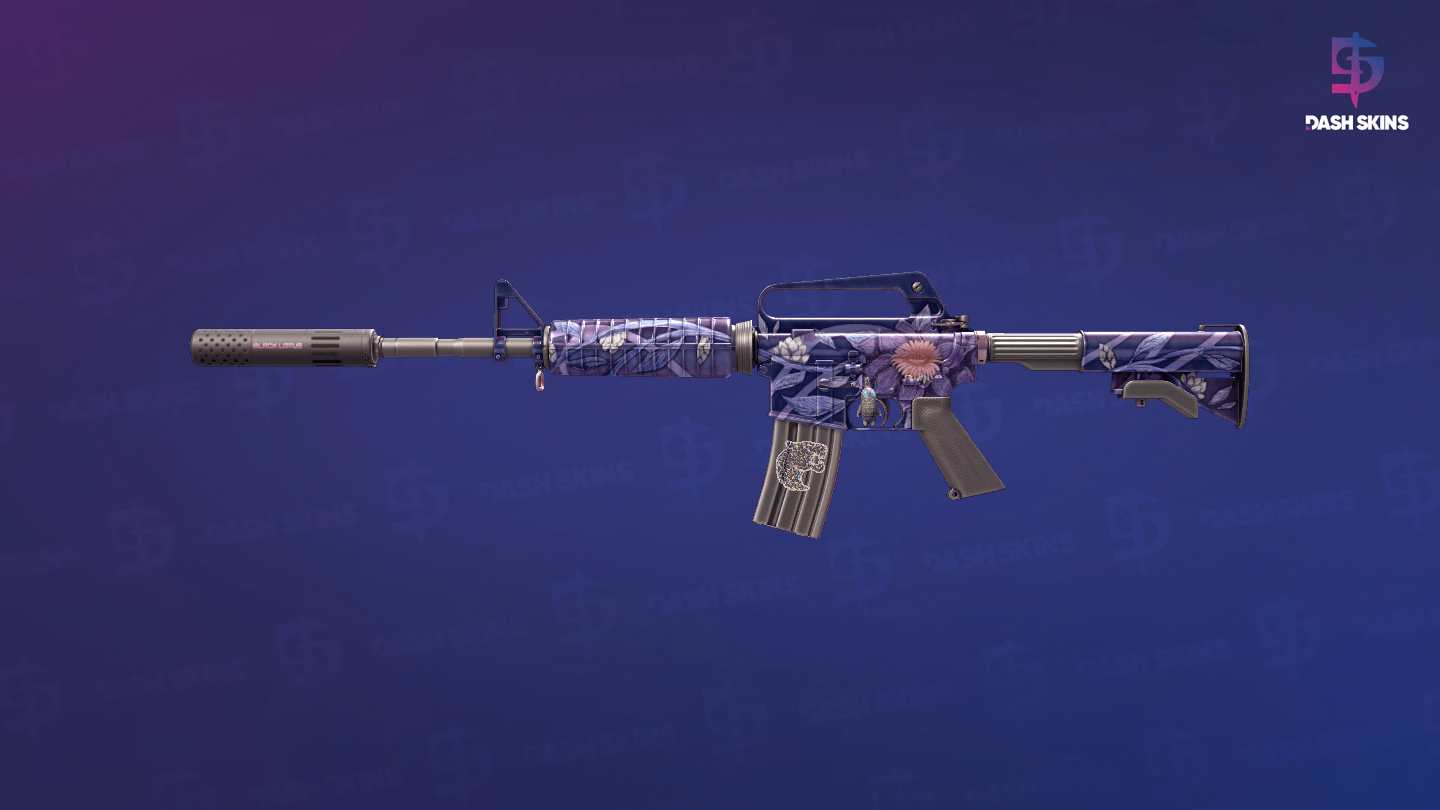 M4A1-S | Black Lotus (Minimal Wear) Screenshot Playside