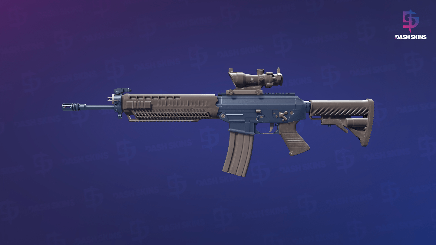SG 553 | Anodized Navy (Factory New) Screenshot Playside