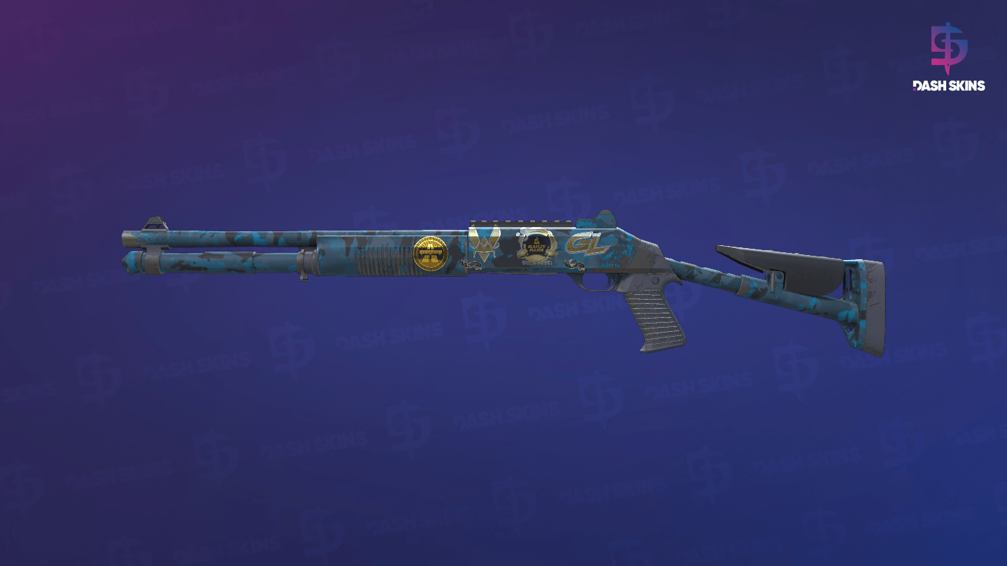 Souvenir XM1014 | VariCamo Blue (Field-Tested) Screenshot Playside